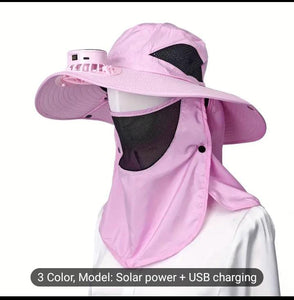 3 In 1 Cap With Fan & Mask