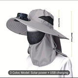 3 In 1 Cap With Fan & Mask