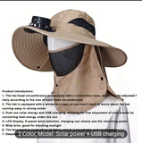 3 In 1 Cap With Fan & Mask